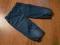 spodenki cienki jeans pumpy 3/4 rozmiar 110/116