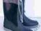granatowe KALOSZE GUMOWCE ŚCIĄGACZ  30 _ 19,5
