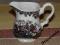 Mlecznik sygnowany ,porcelana angielska,kolorowa