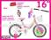 POLSKI Rower FAIRY 16 Dla DZIEWCZYNKI Rowerek GS