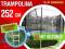 TRAMPOLINA 252cm podwójne nogi +siatka +drabinka
