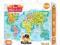 CzuCzu - MAPA ŚWIATA - 168 elementów 6-12 lat HiT