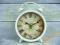 ZEGAR METALOWY KOLONIALNY JAK BUDZIK KOMINKOWY
