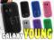 Samsung Galaxy YOUNG S6310 | Etui SHINY+2x FOLIA