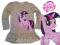 TUNIKA BLUZKA PONY Twilight Sparkle szary 116-122
