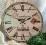 Zegar Mendocino Retro Vintage Shabby Chic