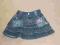 *DEBENHAMS* jeansowa SPODNICZKA hafty rozm 18-24m