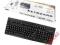 CZARNA KLAWIATURA USB - 107 KLAWISZY - 4W 04640