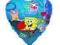 Sponge Bob BALON Folia 45cm kształt SERCE prezent