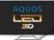 Telewizor LED SHARP LC-50LE751V + OKULARY 3D