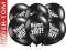 Balony 14 Black z nadrukiem H. New Year, 6 szt