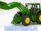 TRAKTOR CIĄGNIK JOHN DEERE Z ŁADOWARKĄ SIKU