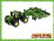 SIKU Traktor JOHN DEERE z rozrzutnikiem 1856