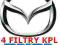 FITRY MAZDA 2 1.25 75KM 1.4 16V 80KM KPL 4 FILTRY