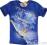 116 Bluzka T-shirt SAMOLOTY Planes A621 niebieski