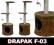 HIT Drapak dla kota domek legowisko 108 [cm]  F-03