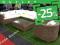 Meble ogrodowe iCASA technorattan zestaw Venezia