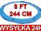 MOCNY KOŁNIERZ OSŁONA SPRĘŻYN TRAMPOLINA 244CM 8FT