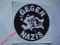 GEGEN NAZIS -  anty nazi naszywka,  sitodruk !
