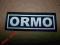 ORMO logo naszywka sitodruk !