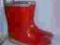 czerwone dziecięce kalosze 33 r. dł. wkł. 21,5 cm
