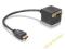 Delock adapter HDMI(M)-&gt;HDMI(F)+DVI(F)