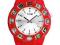 ZEGAREK Z TELEFONEM, CZERWONY