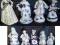 FIGURKA PORCELANA ANGIELSKA KOLEKCJA ZESTAW