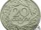 II RP, 20 groszy, 1923, st. 2