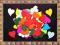 ! SCRAPKI - Serce-łezka 2,5 cm, mix kol. - 100 szt