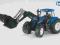 TRAKTOR NEW HOLLAND TG 285 Z ŁADOWACZ BRUDER 03021