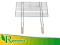 Ruszt grillowy do grilla 68x40cm chromowana stal