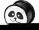Logo Plug - Panda (kolczyk na zamówienie) 8 mm