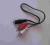Przejściówka jack 3,5mm żeński / 2 x cinch RCA