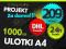 Ulotki A4 1000 szt Jakość PREMIUM + PROJEKT