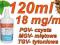Bazy Rm1 PGV, TGV, MGV 120 ml 18 mg/ml
