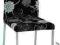 KRZESŁO F 232 CZARNY+ WZÓR KWIATY