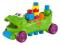 KROKODYL i UCZONE KLOCKI pchacz FISHER PRICE*BDB