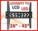 ULTRAPŁASKI uchwyt wieszak dla TV 28 - 42 LCD LED