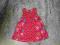 e266 GEORGE wzorzysta sukienka r.80-86 cm
