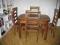Stół rozkładany art deco + 4 krzesła