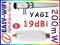 #Yagi 19dBi 10M + MOCNA USB 2.0 200mW -DLA LAPTOPA
