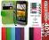 Portfel etui HTC ONE V + folia szmatka rysik 7KOL!