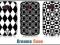 BLACK AND WHITE  HTC DESIRE C etui pokrowiec cover