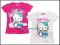 WYPRZEDAŻ HELLO KITTY T-SHIRT BLUZKA RÓŻ 128-134