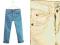4293 ZARA BOYS__NIOEBIESKIE SPODNIE JEANS__4-5LAT