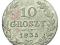 10 groszy 1835, rzadszy rocznik, piękny stan