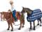 SCHLEICH FARMER  ZESTAW DO JAZDY KONNEJ 24DHL