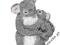SCHLEICH Miś koala z młodym new 2013 24DHL