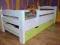 Łóżko dziecięce z barierką 180x80 szuflada,materac